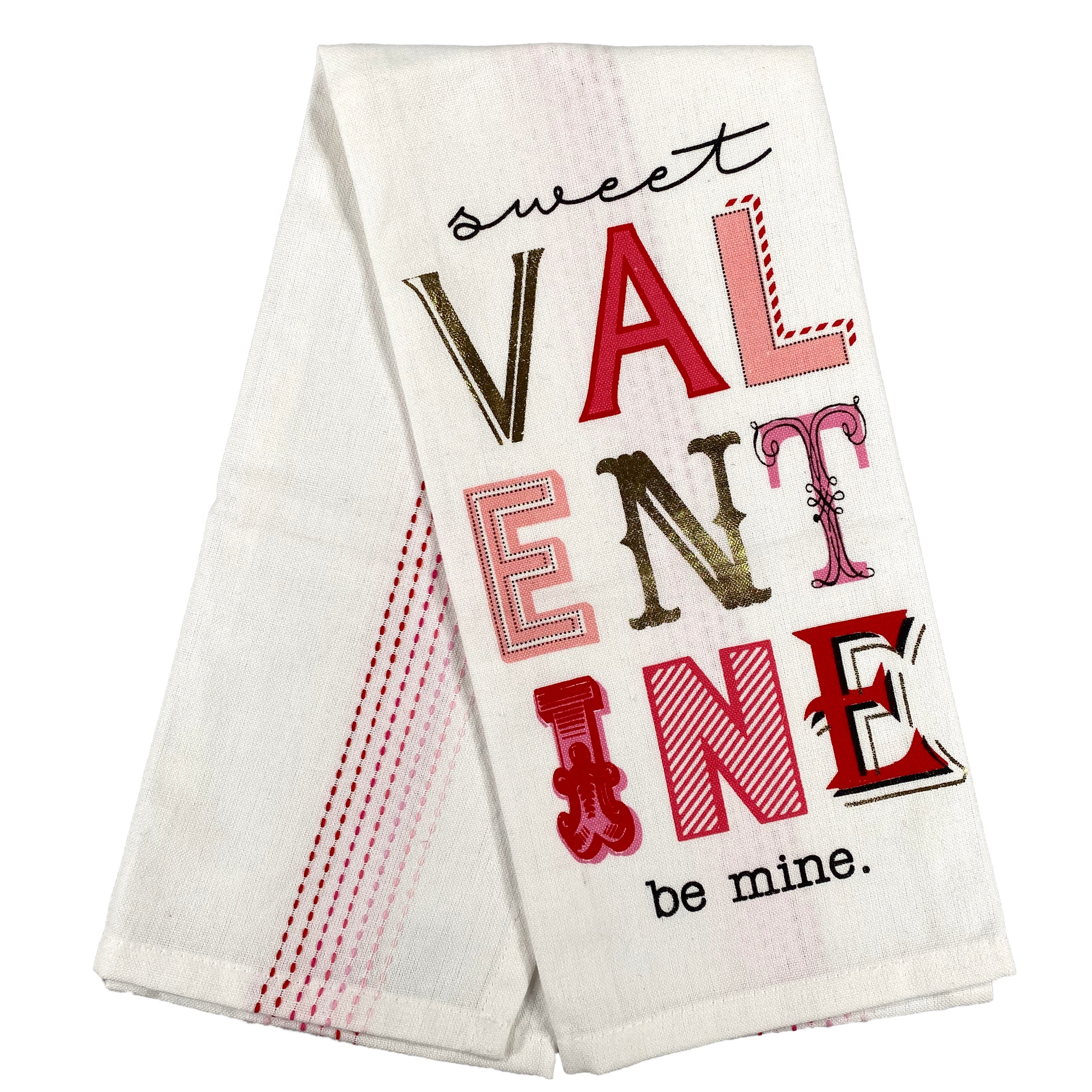 Sweet Valentine Be Mine Dishtowel    