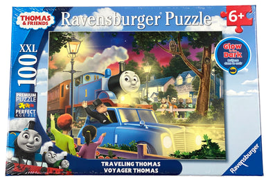 Traveling Thomas Glow In The Dark 100 Piece Puzzle    