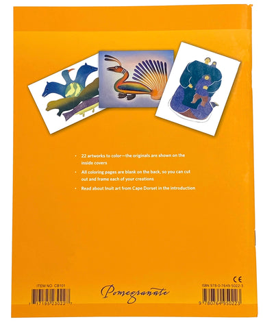 Inuit Art From Cape Dorset Coloring Book    