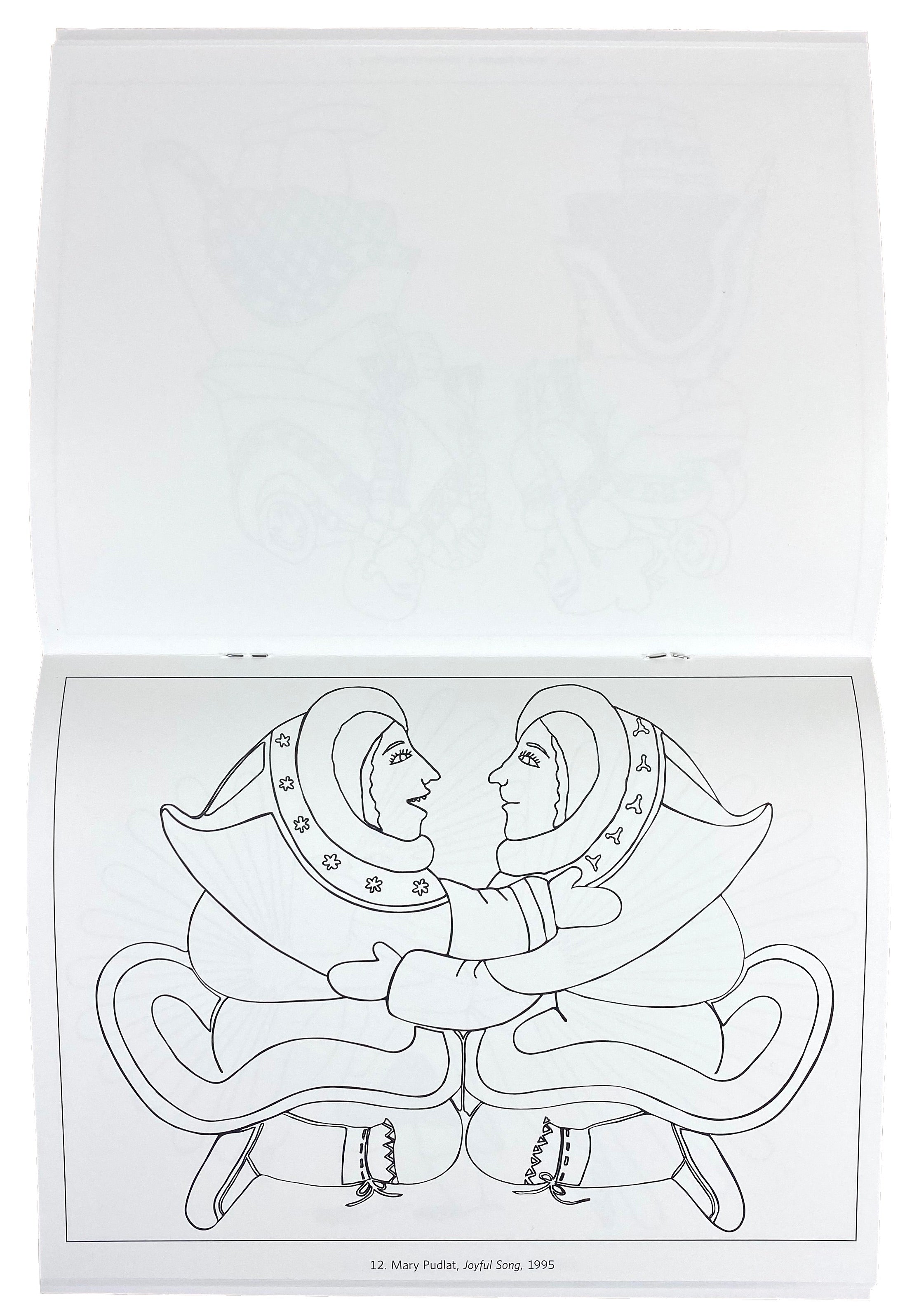 Inuit Art From Cape Dorset Coloring Book    