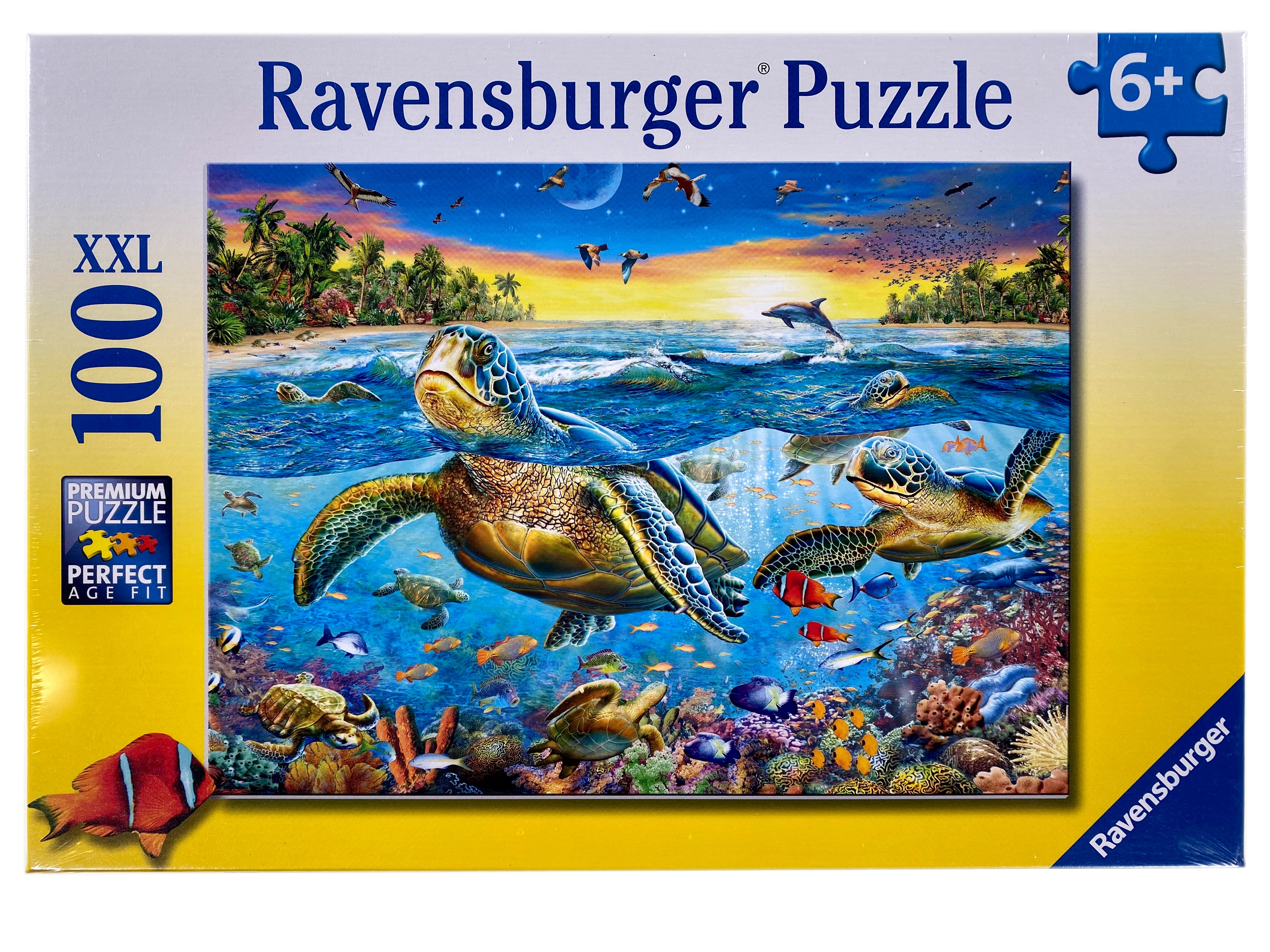 Swim With Sea Turtles 100 Piece Puzzle