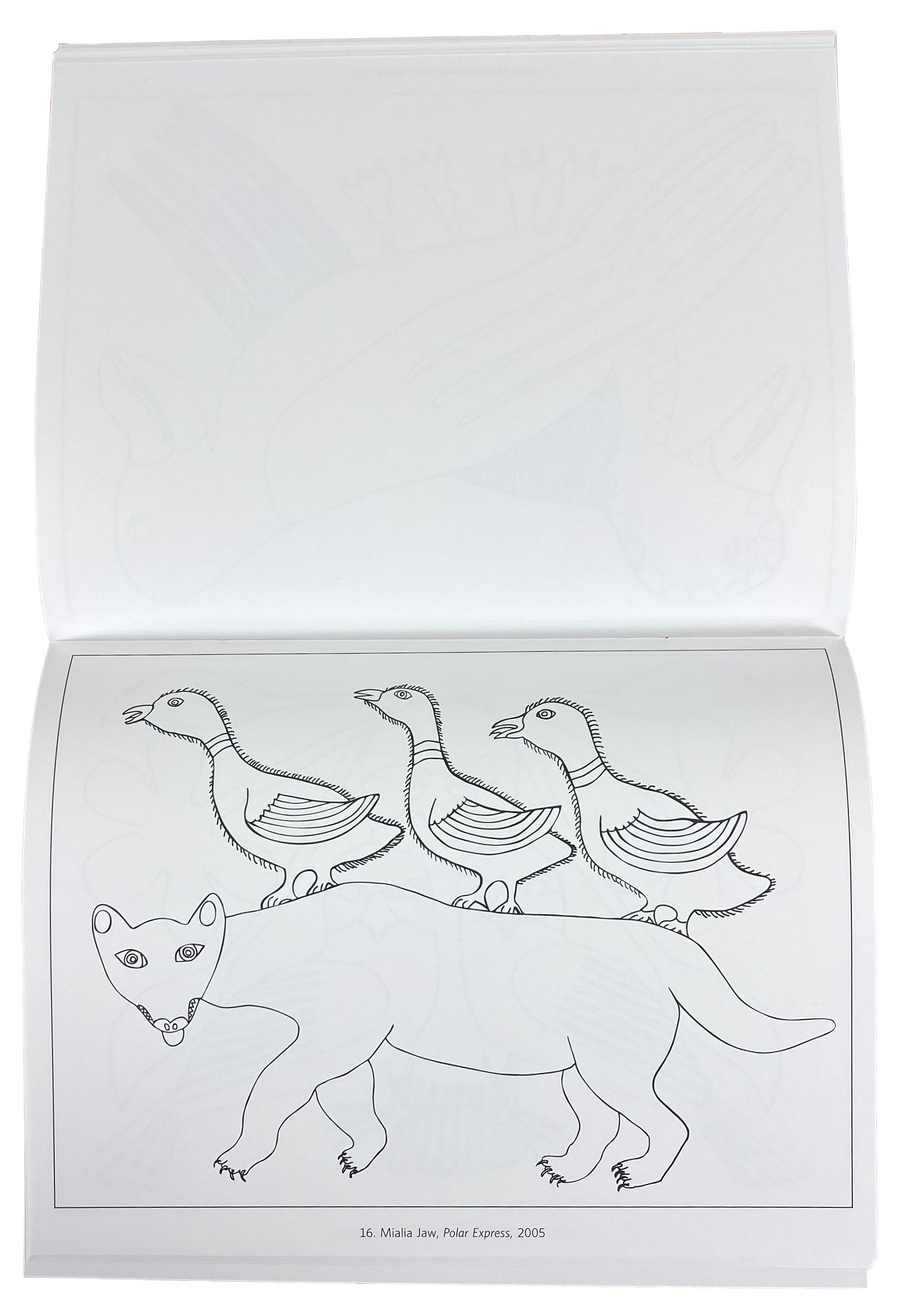 Inuit Art From Cape Dorset Coloring Book    