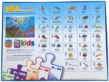 101 Things To Spot Underwater 100 Piece Puzzle    