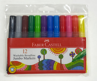 12 Washable Broadline Jumbo Markers    