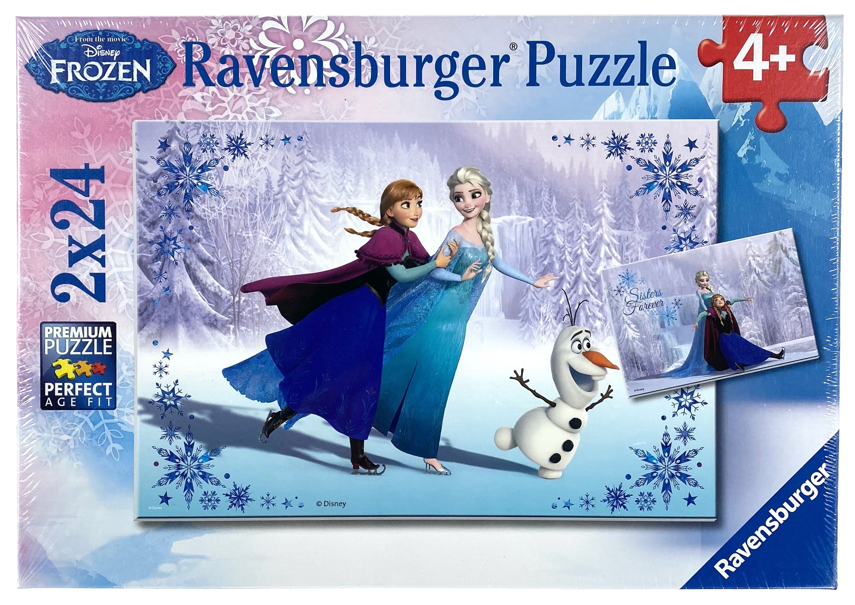 Disney Frozen Sisters Always 2x24 Piece Puzzles