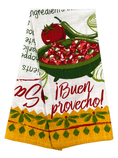 Fiesta Recipe Dishtowel - Salsa Fresco    