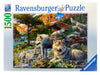 Wolves in Spring 1500 Piece Puzzle