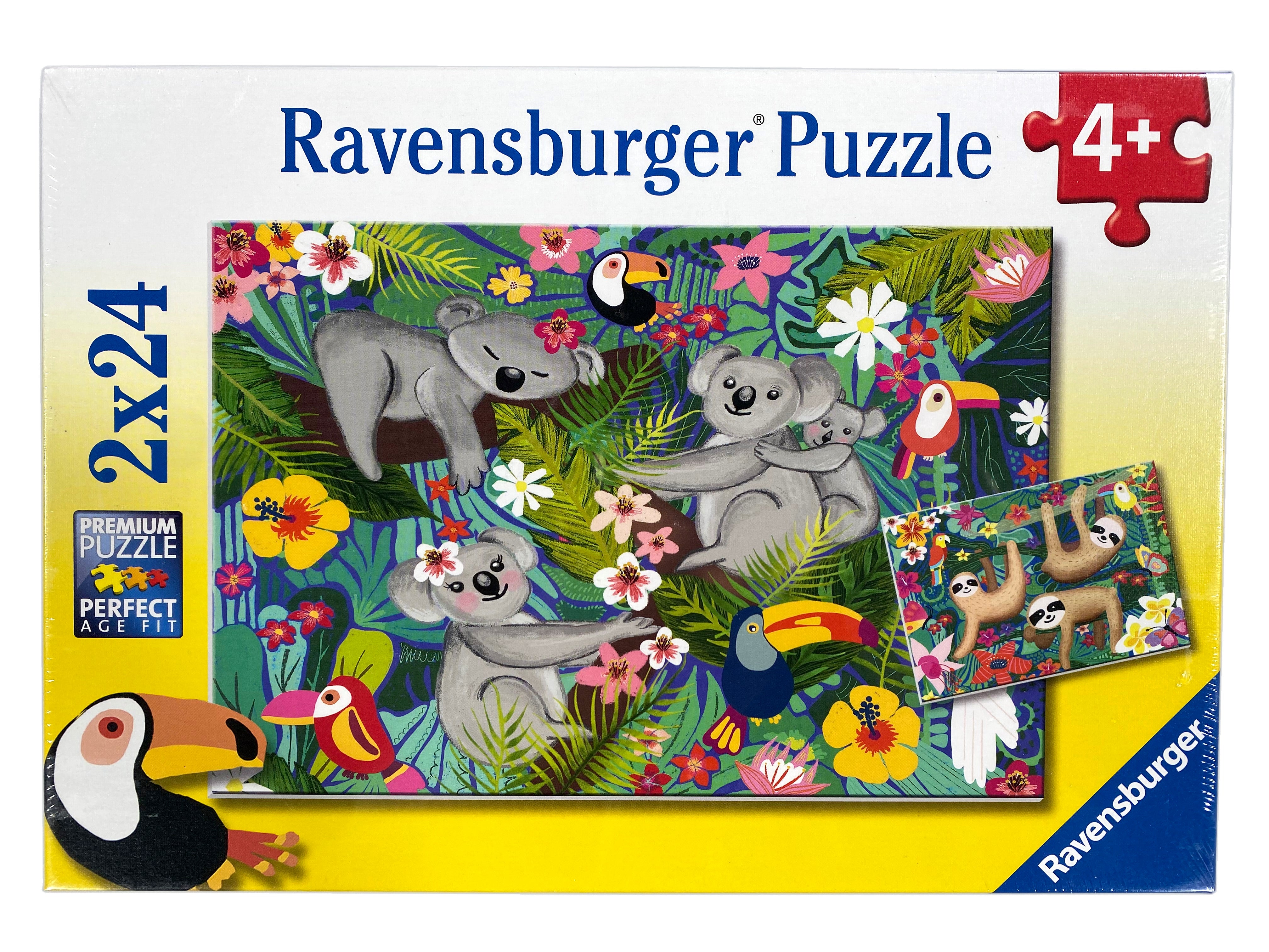 Koalas and Sloths 2x24 Piece Puzzles