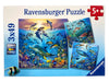 Ocean Life 3x49 Piece Puzzles