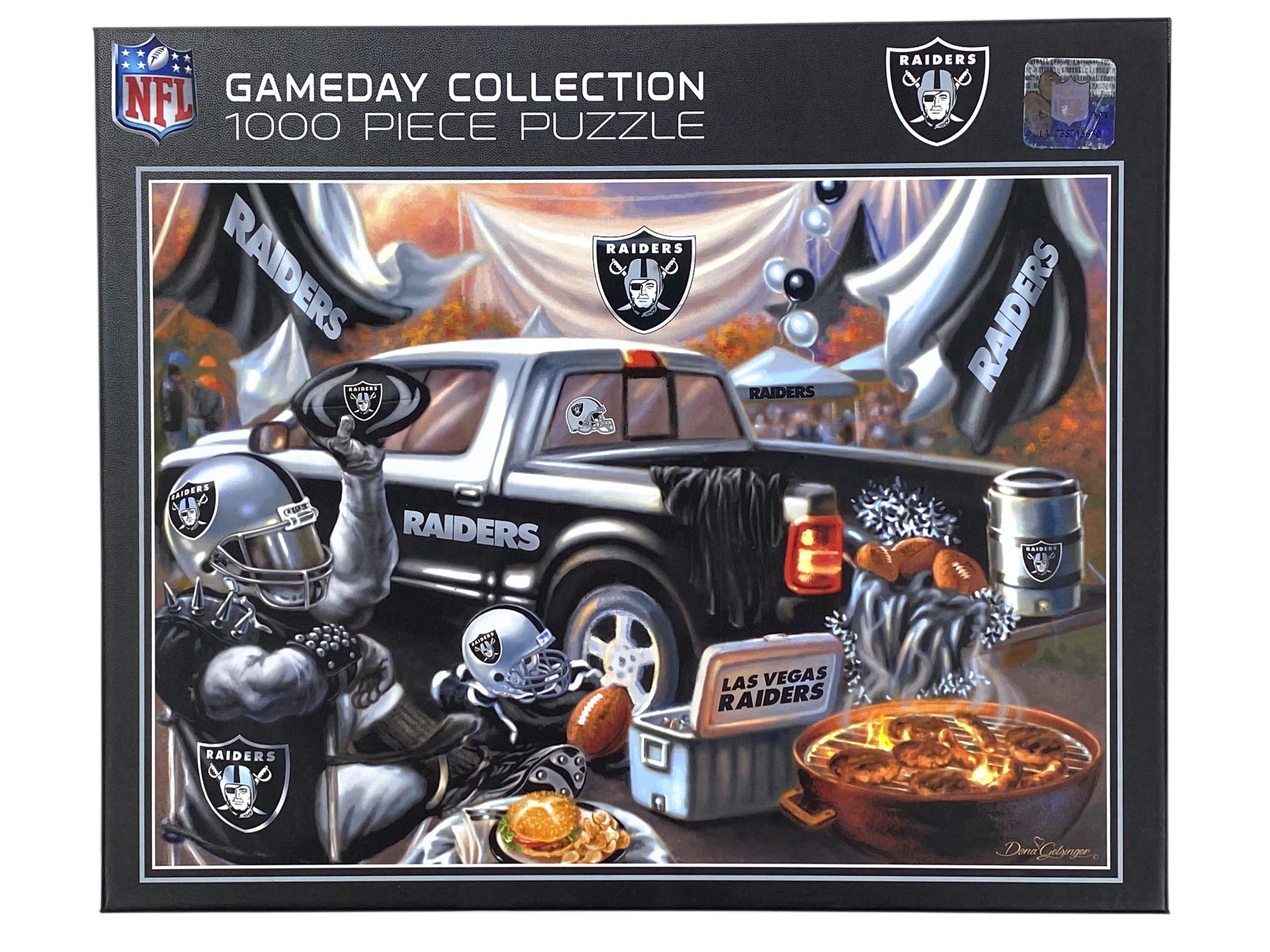 Las Vegas Raiders Gameday 1000 Piece Puzzle    