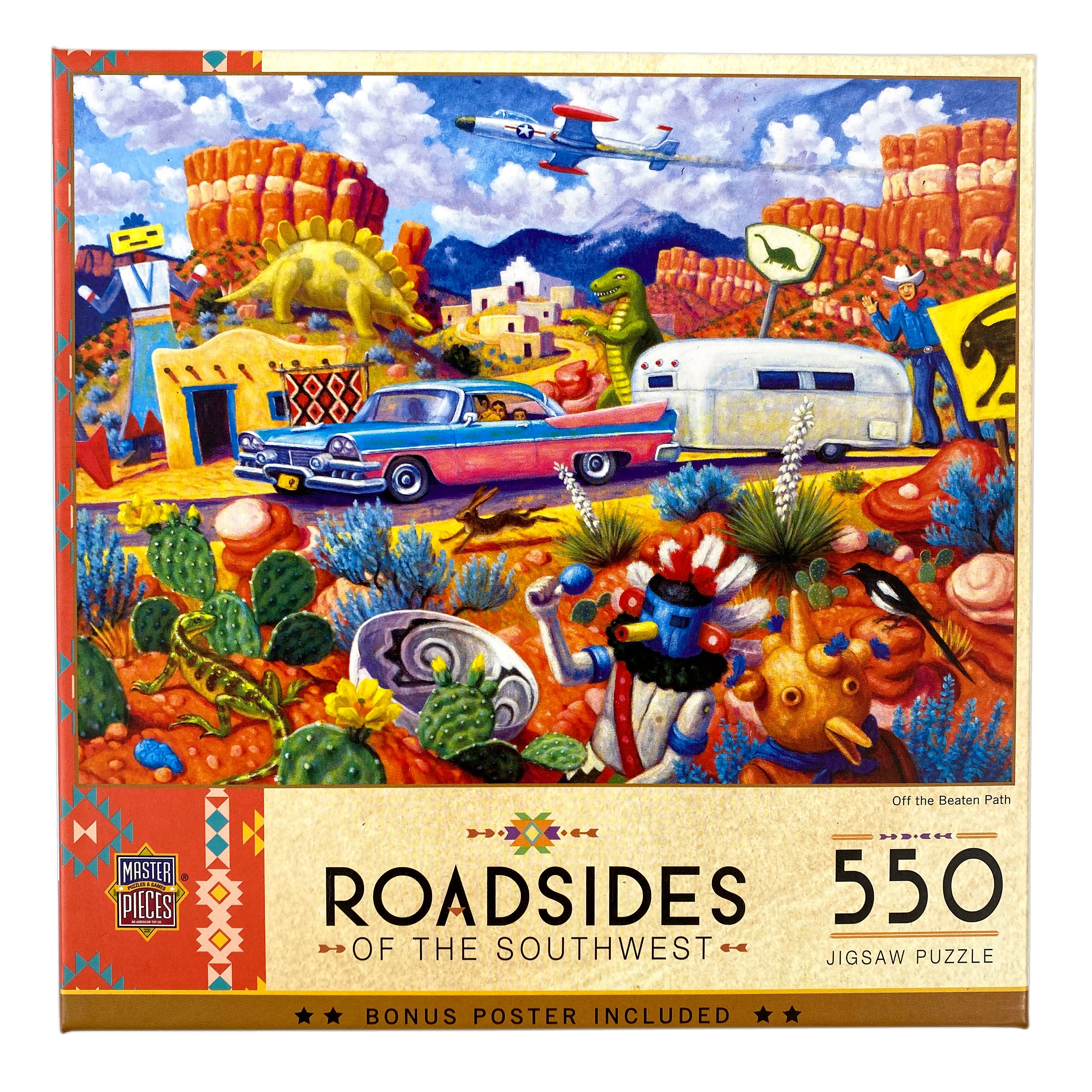 Off The Beaten Path 550 Piece Roadsides of The Southwest Puzzle    