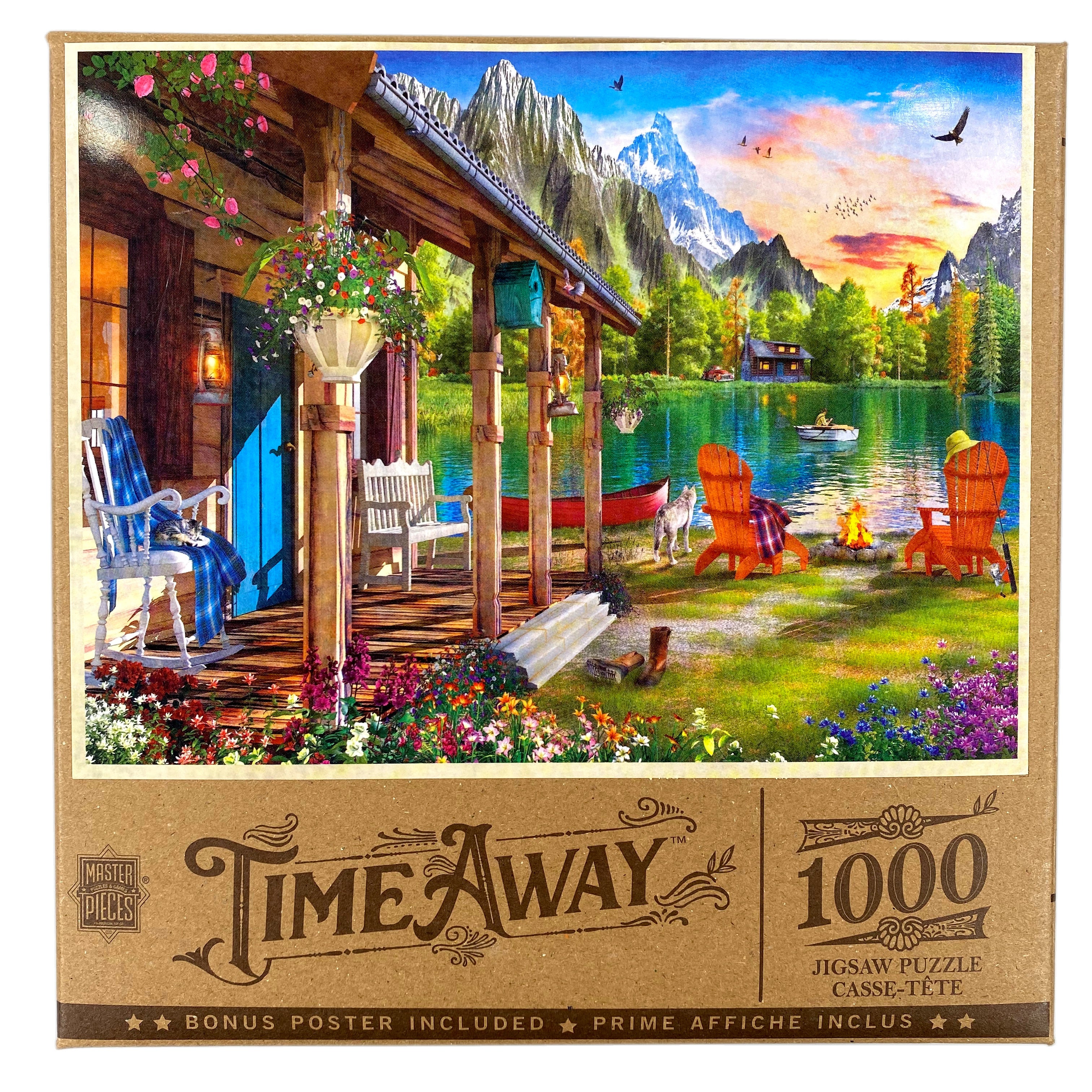 Evening On The Lake 1000 Piece Time Away Puzzle    