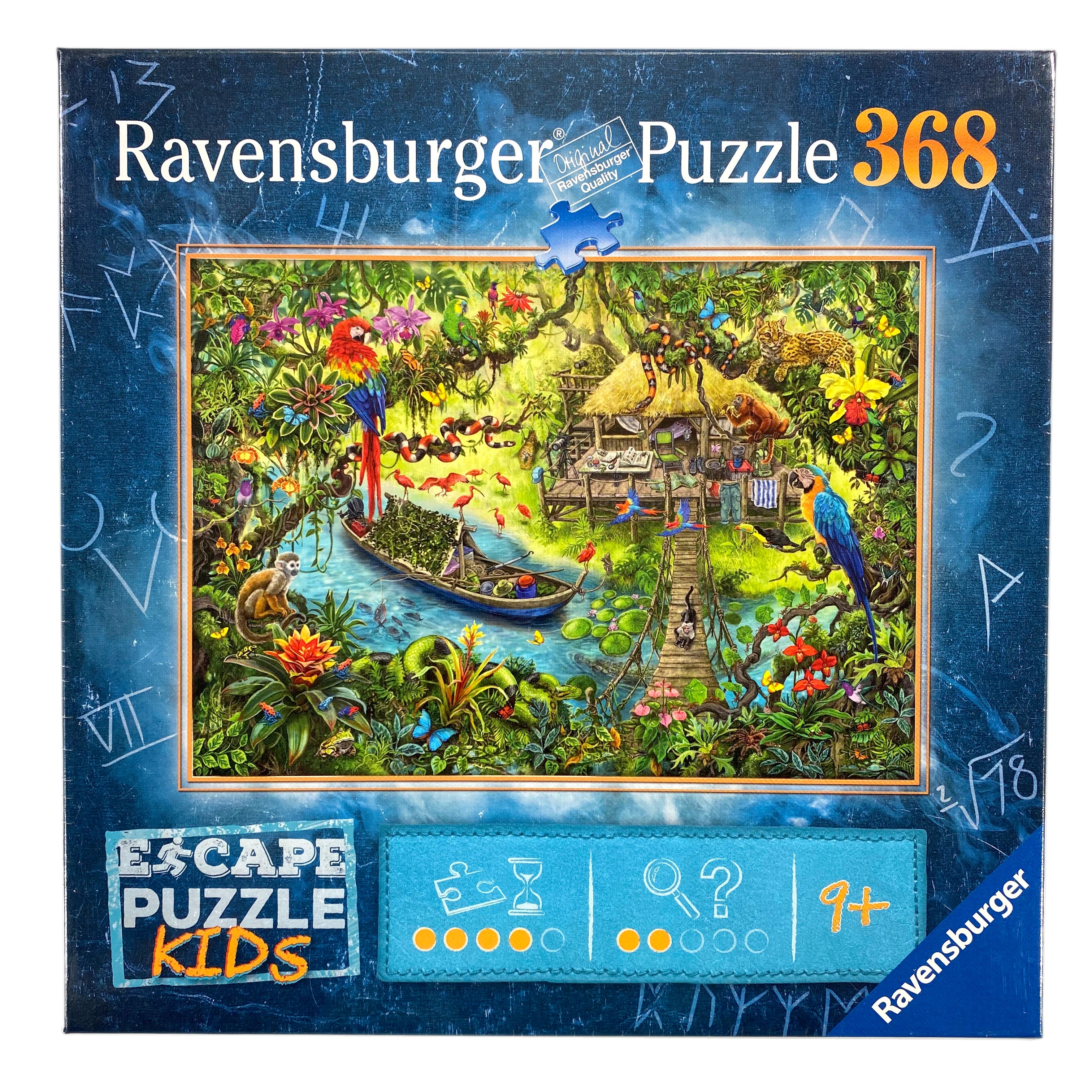 Kid's Escape Puzzle: Jungle Journey 368 Piece Puzzle
