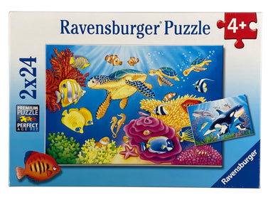 Vibrance Under The Sea 2x24 Piece Puzzles    