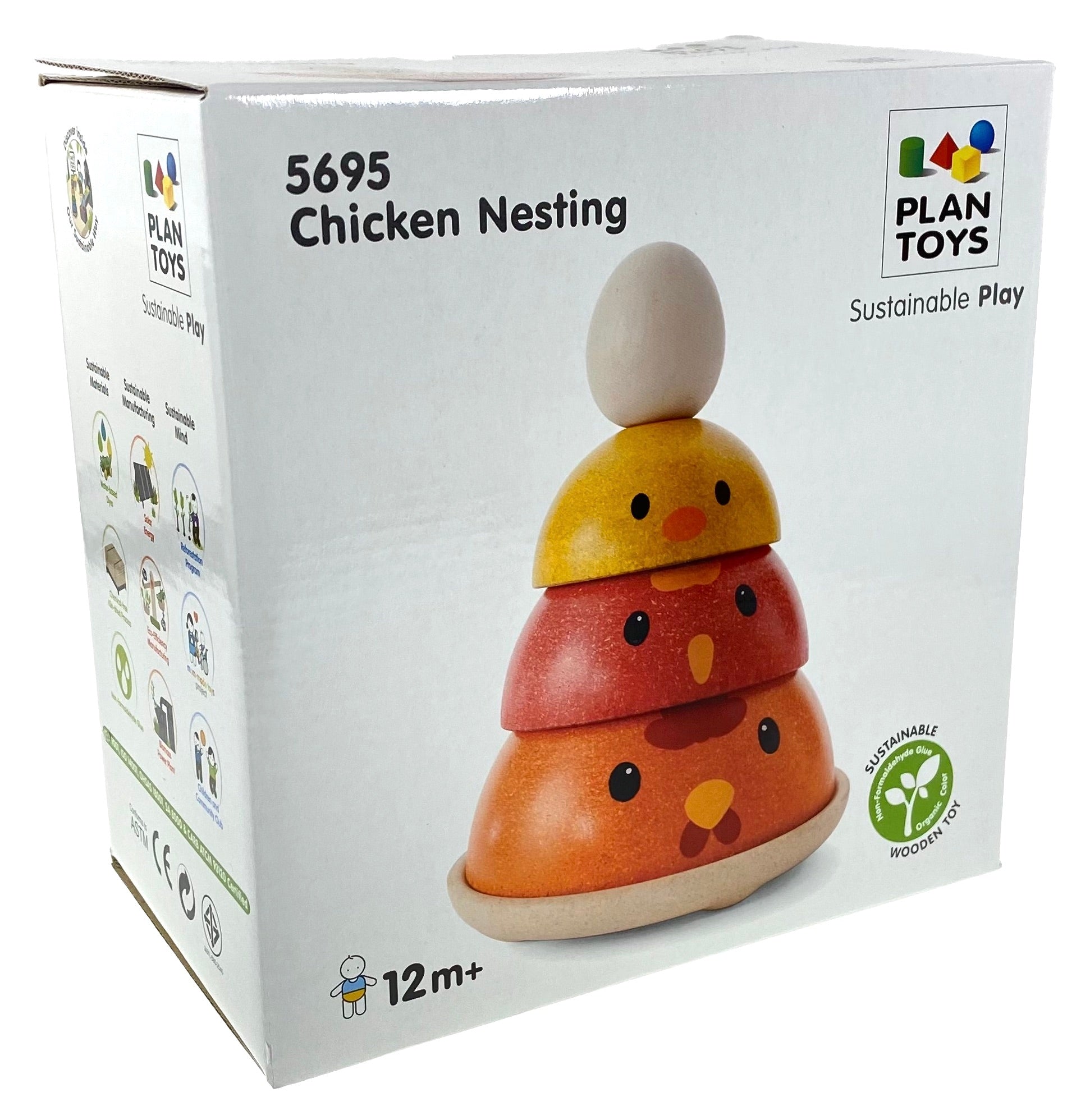 Plan Toys Chicken Nesting Stacking Toy    