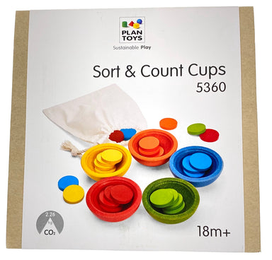 Plan Toys Sort And Count Cups    