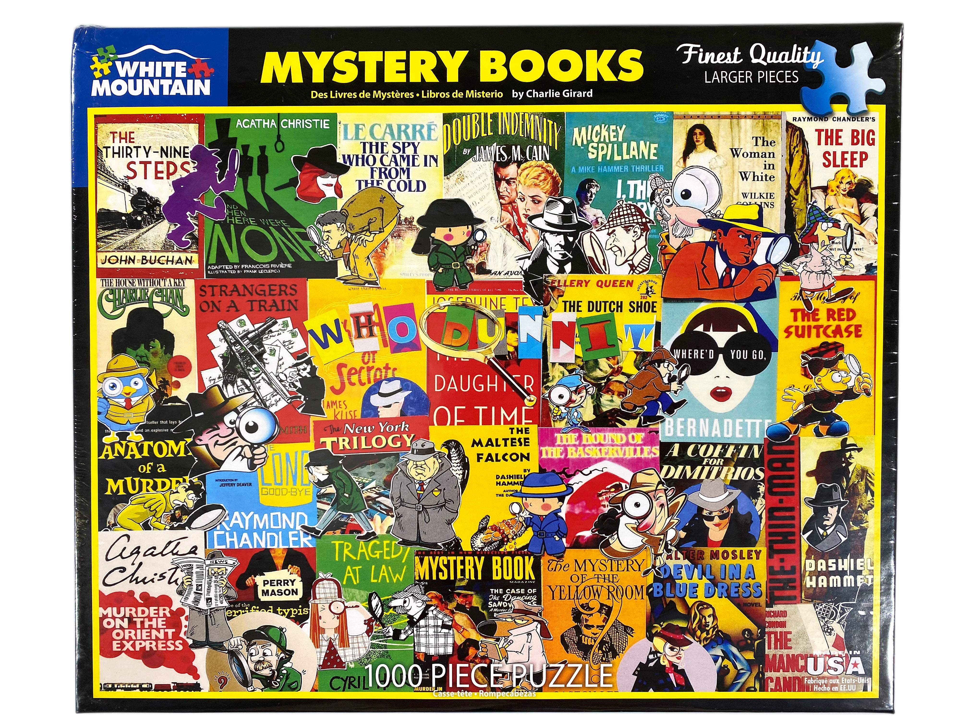 Mystery Books 1000 Piece Puzzles    