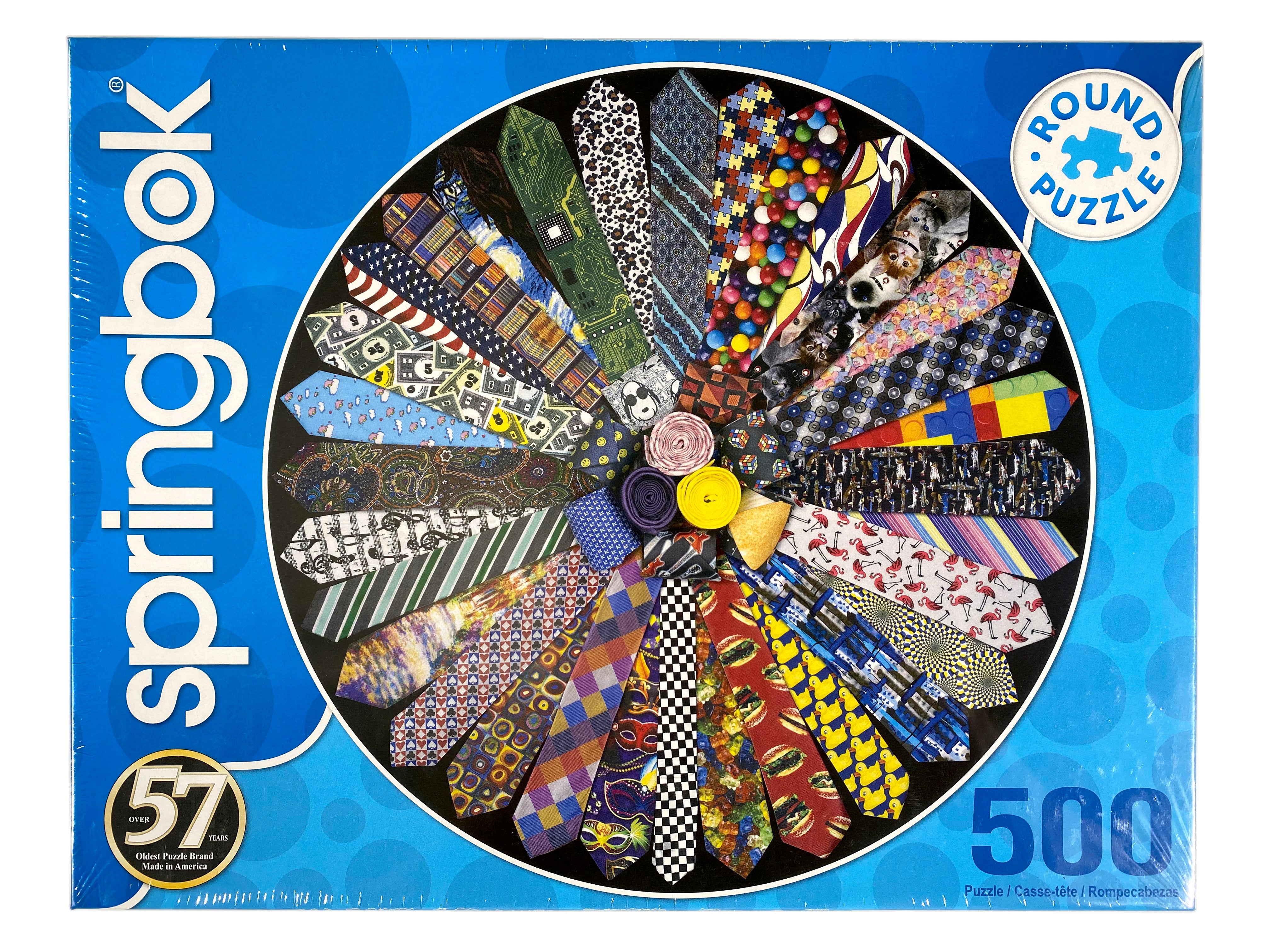It's A Tie! 500 Piece Round Puzzle