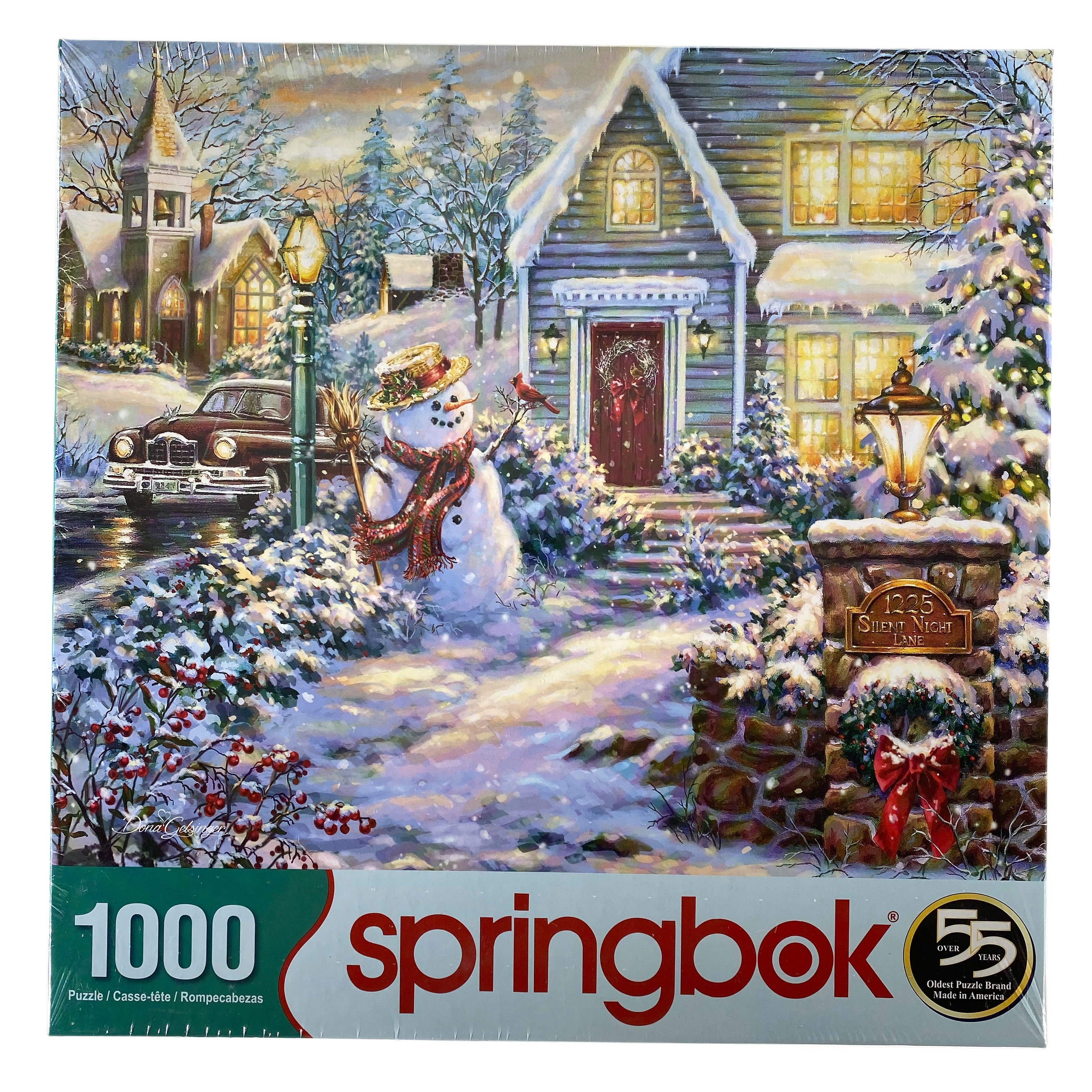 Silent Night Lane 1000 Piece Puzzle    