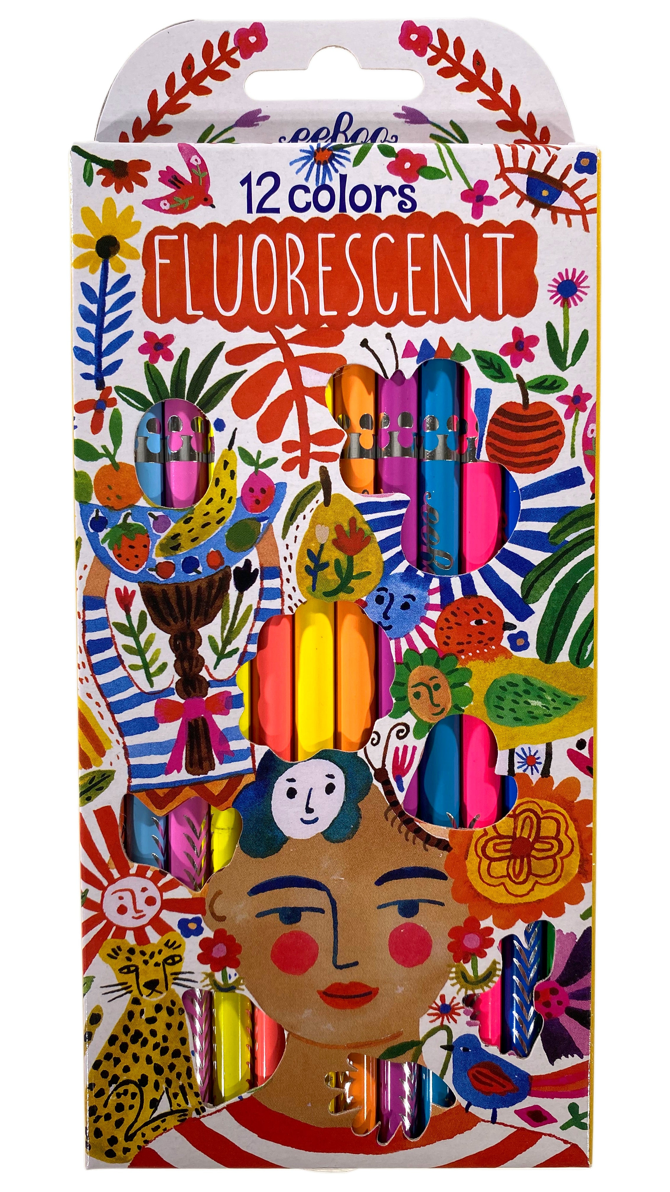 Positivity - 12 Fluorescent Colored Pencils    