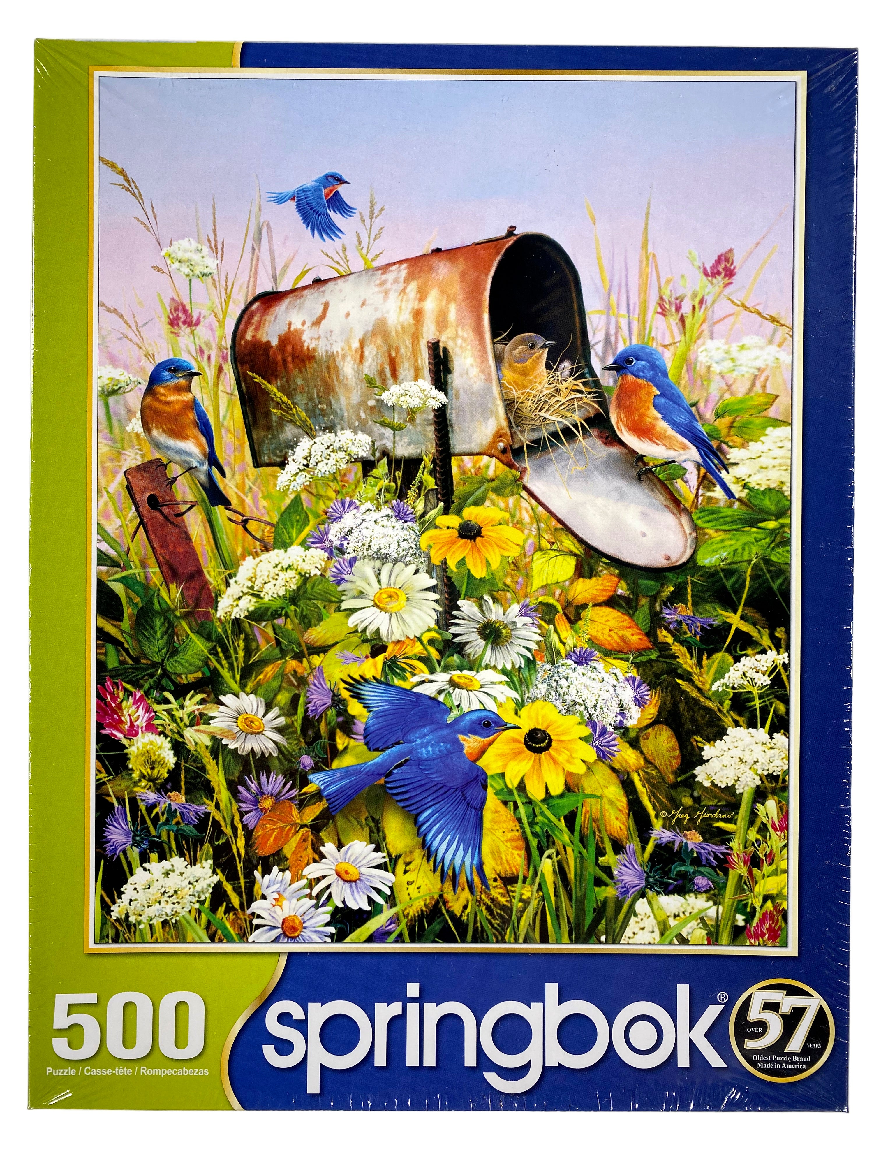 Blue Birds 500 Piece Puzzle    