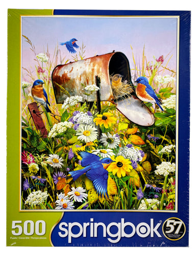 Blue Birds 500 Piece Puzzle    