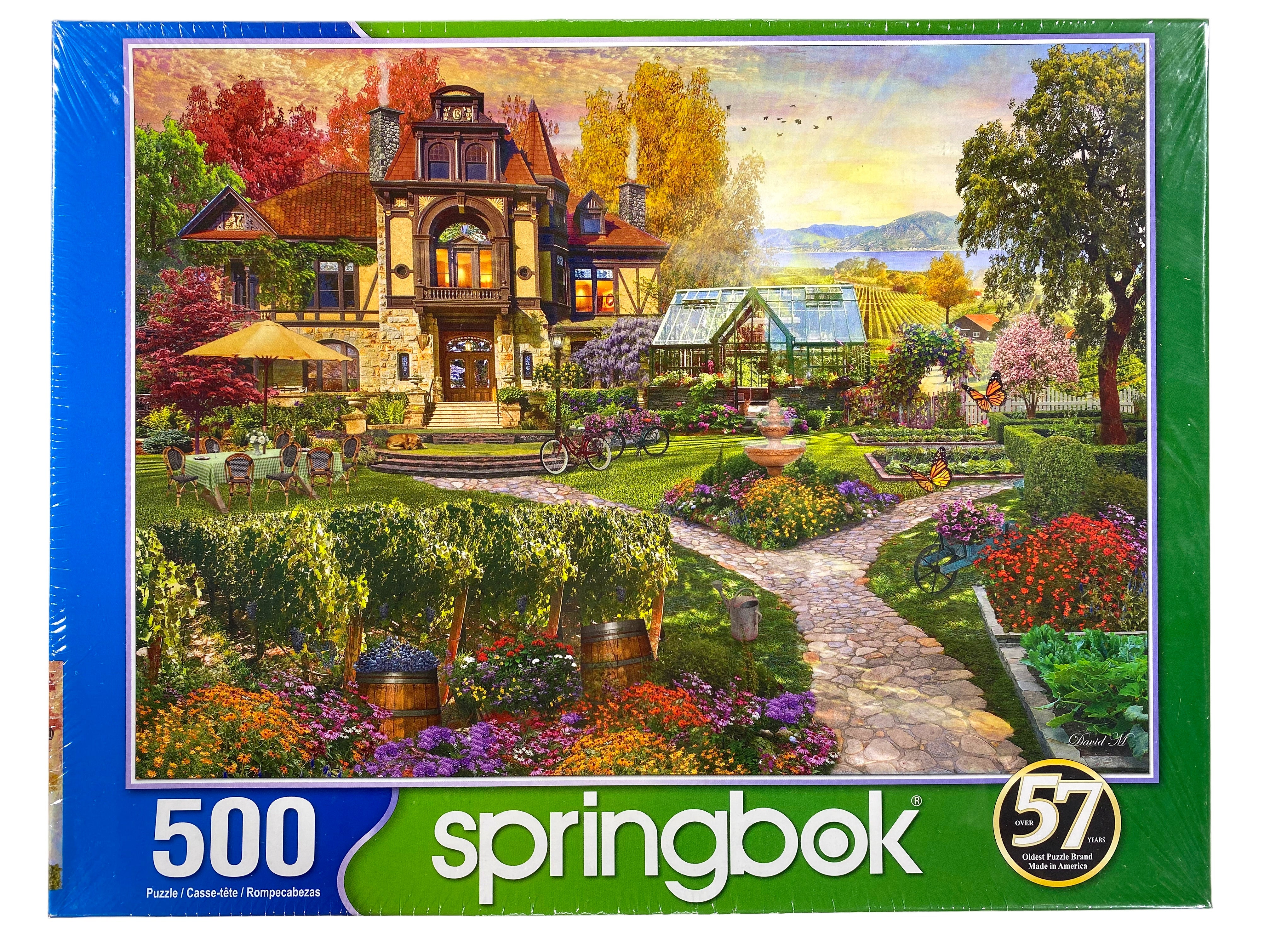 Vineyard Retreat 500 Piece Puzzle    