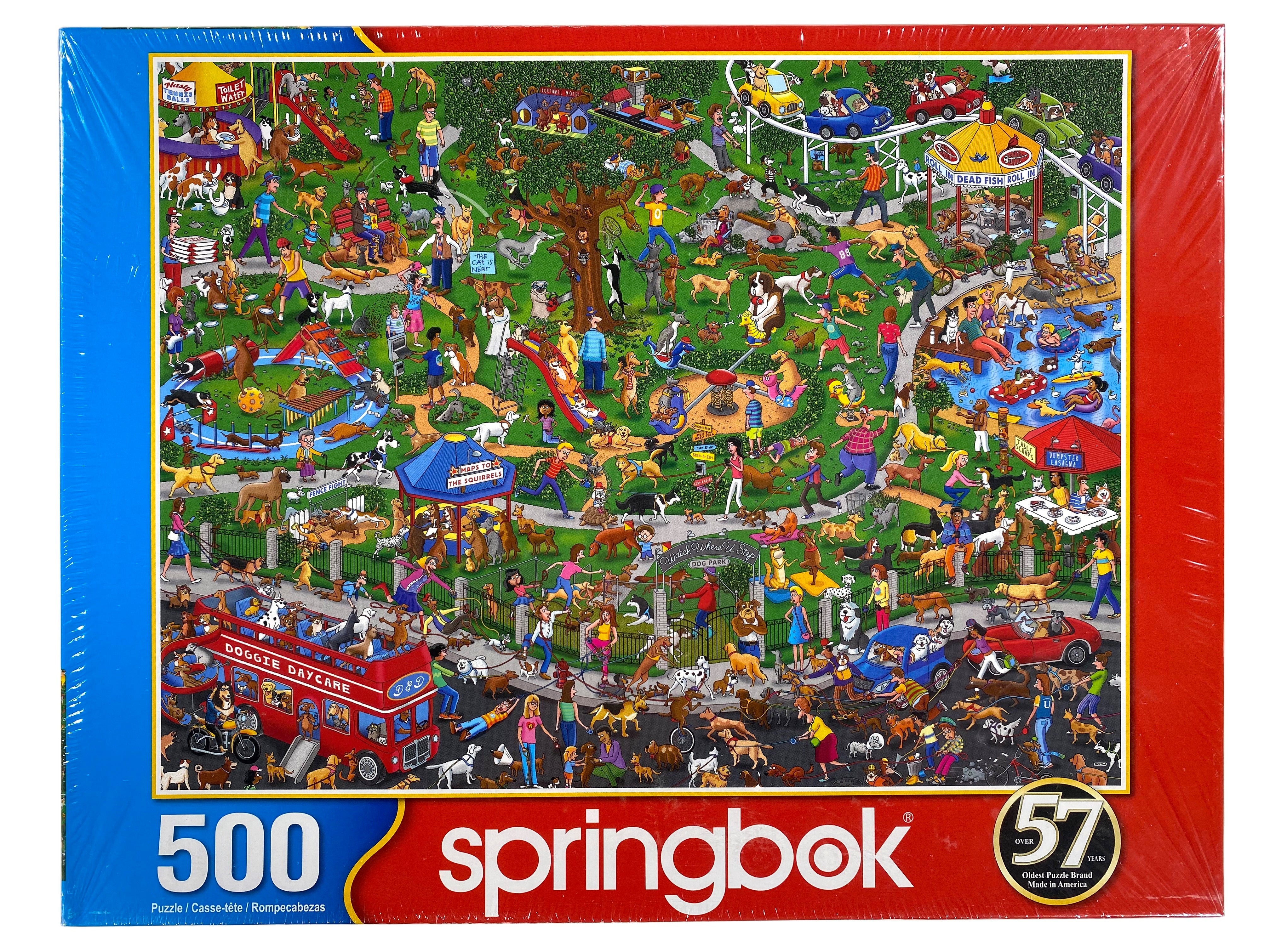 The Dog Park 500 Piece Puzzle