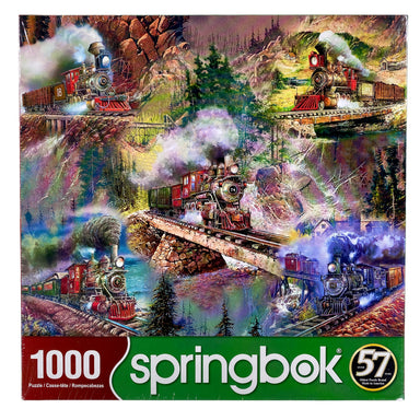 Thrilling Trains 1000 Piece Puzzle