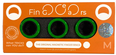 Fingears - Medium - Green & Black    