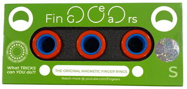 Fingears - Small - Orange & Blue    
