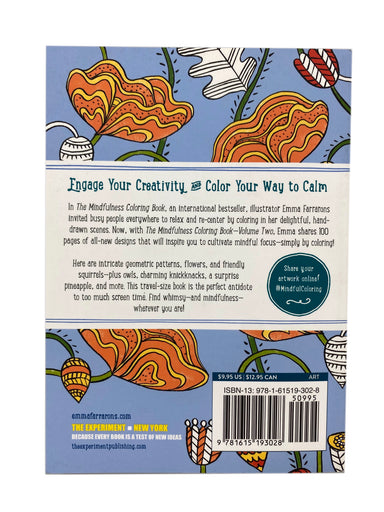 The Mindfulness Coloring Book - Volume 2    
