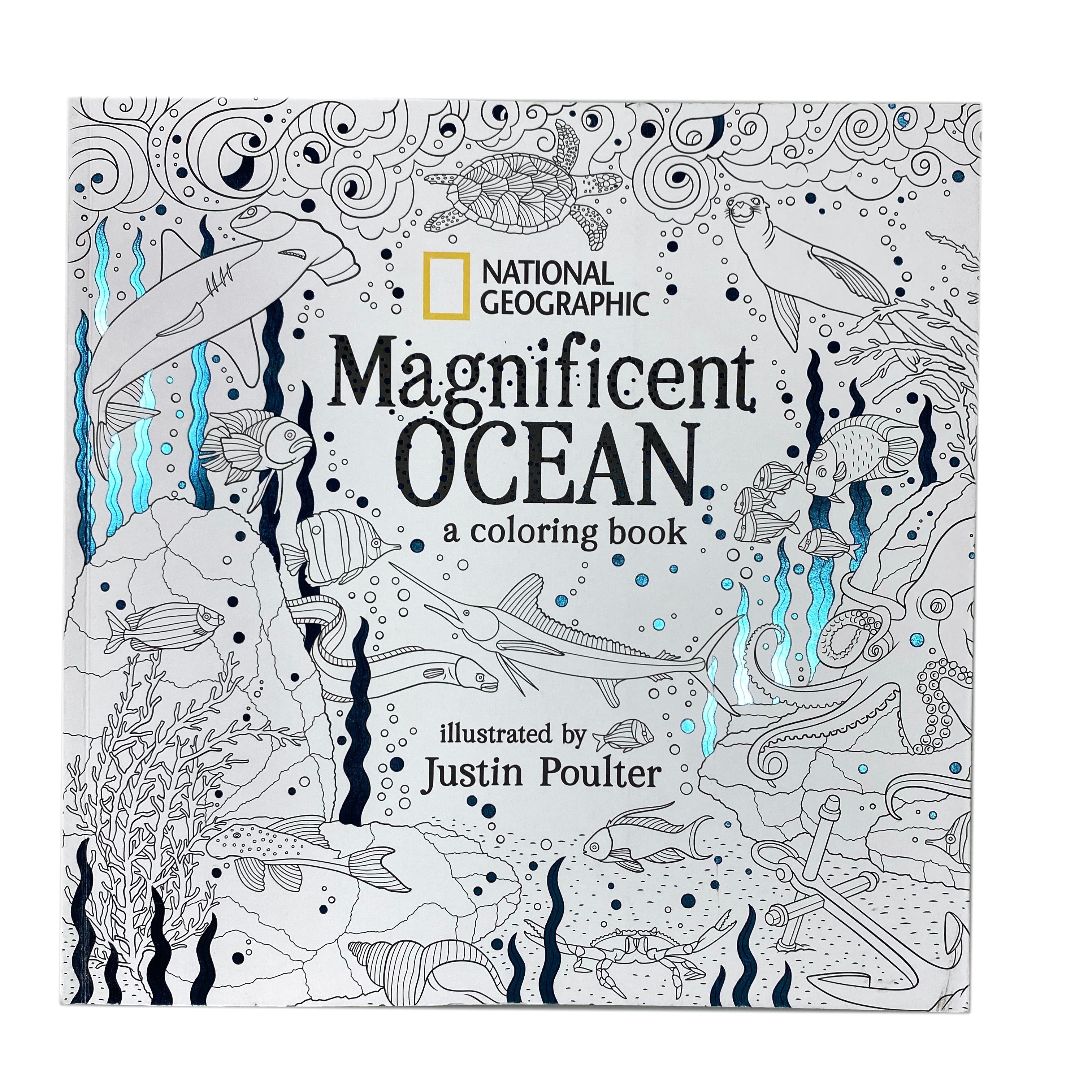 National Geographic Magnificent Ocean Coloring Book    