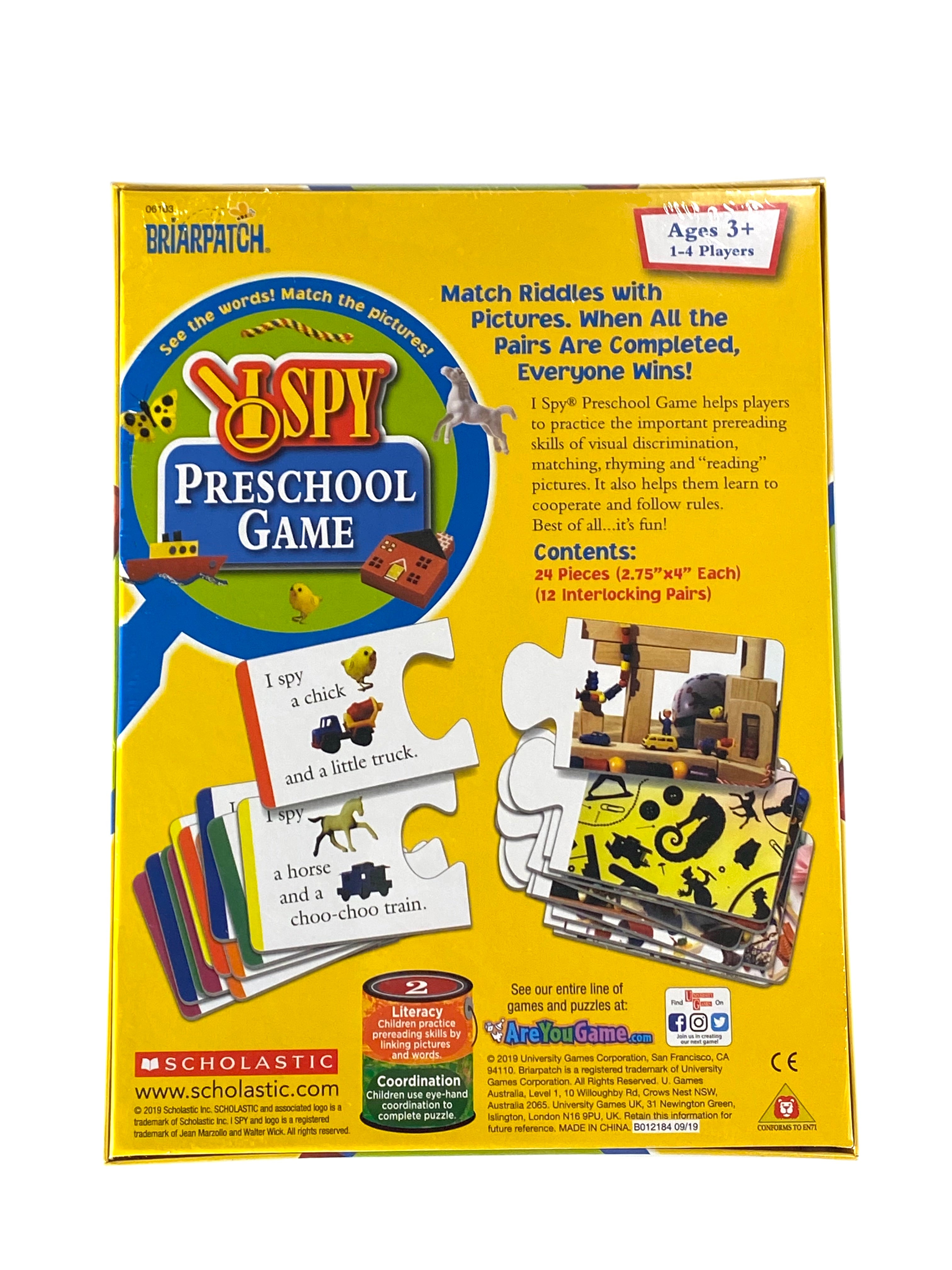 I Spy Preschool Game    