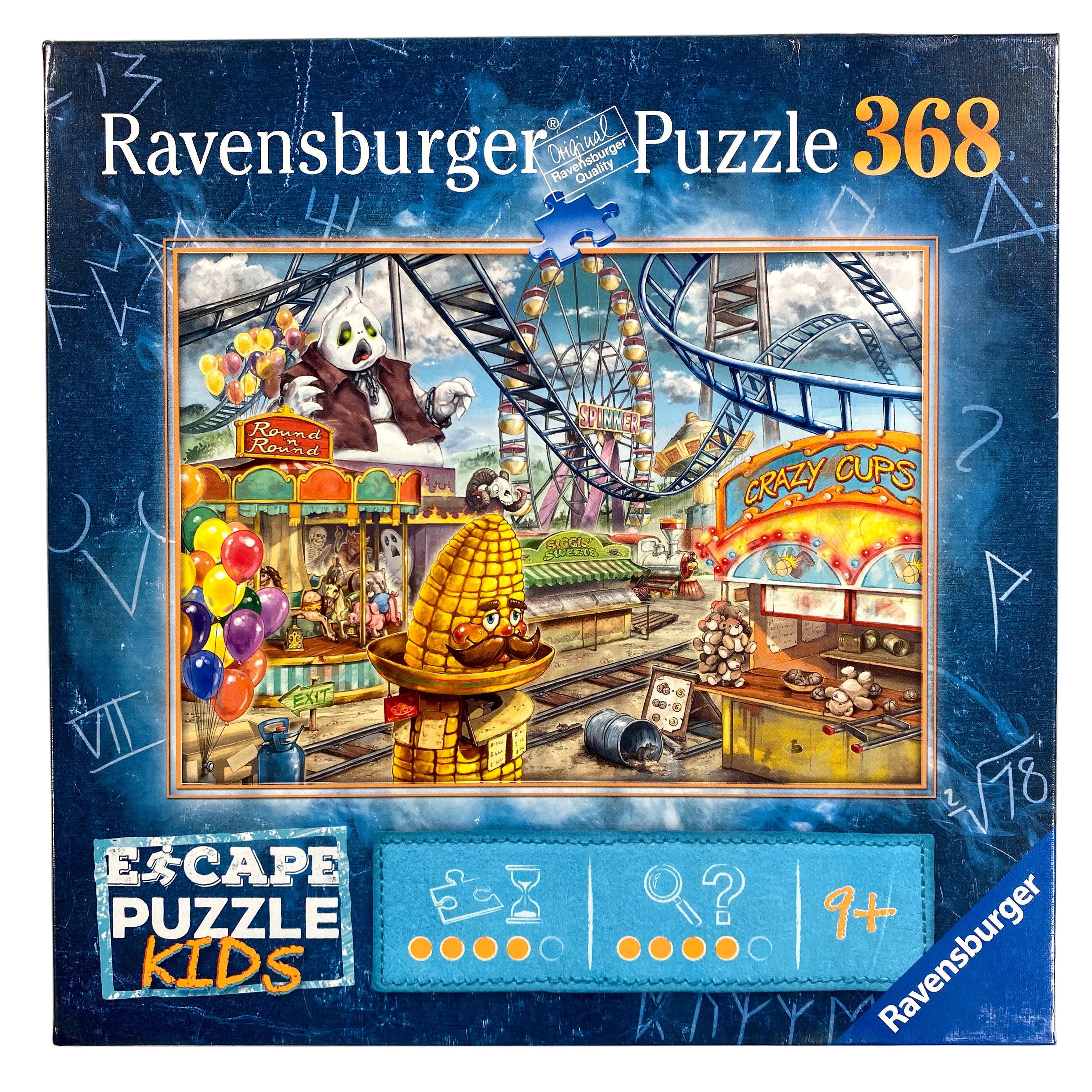 Kid's Escape Puzzle: Amusement Park Plight 368 Piece Puzzle