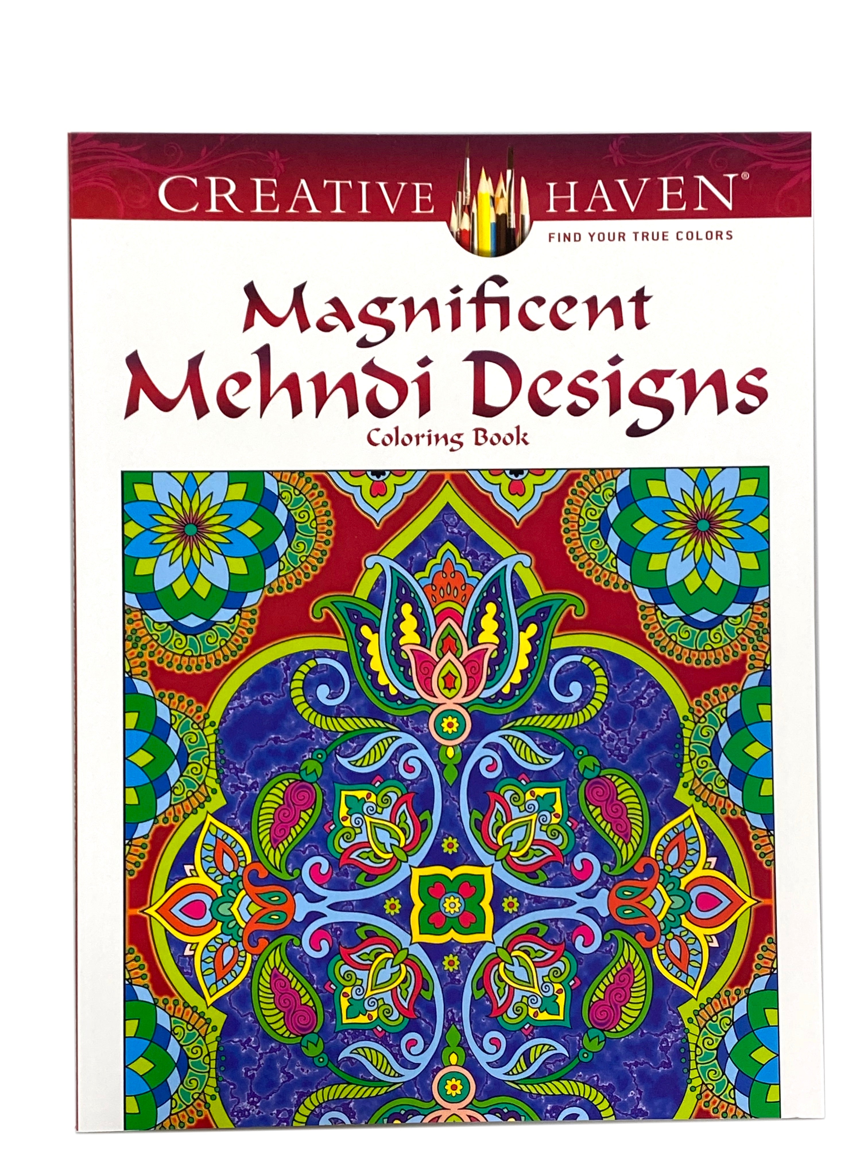 Magnificent Mehndi Designs Coloring Book    