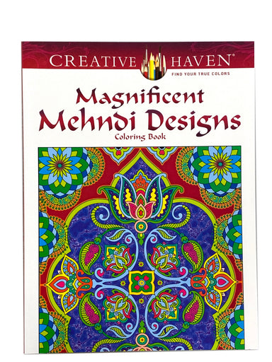 Magnificent Mehndi Designs Coloring Book    