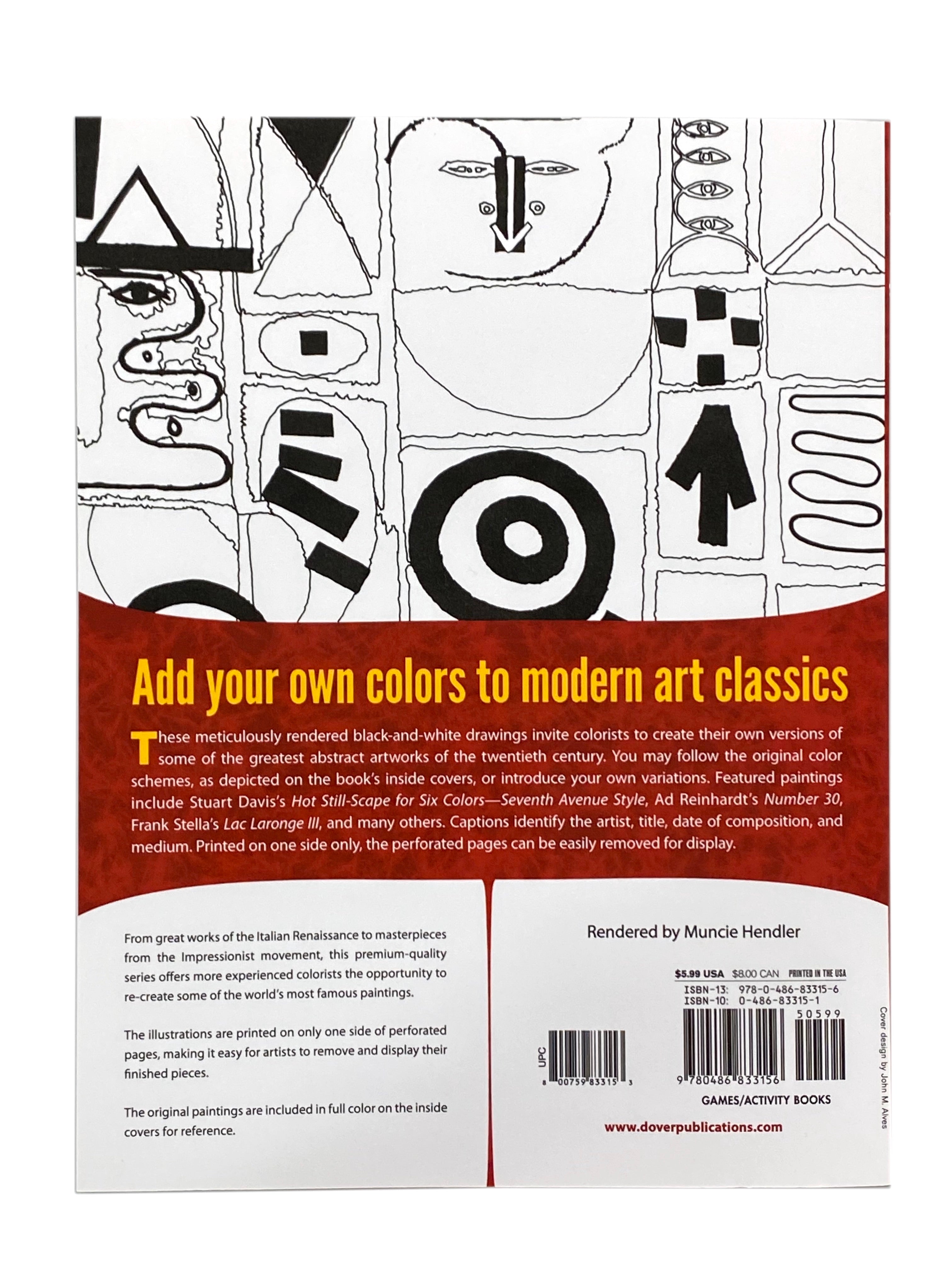 Color Your Own Abstract Art Paitings    