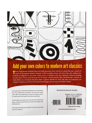 Color Your Own Abstract Art Paitings    