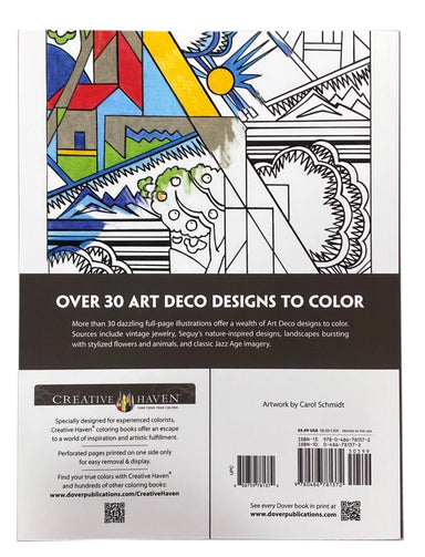 Art Deco Designs Coloring Book    