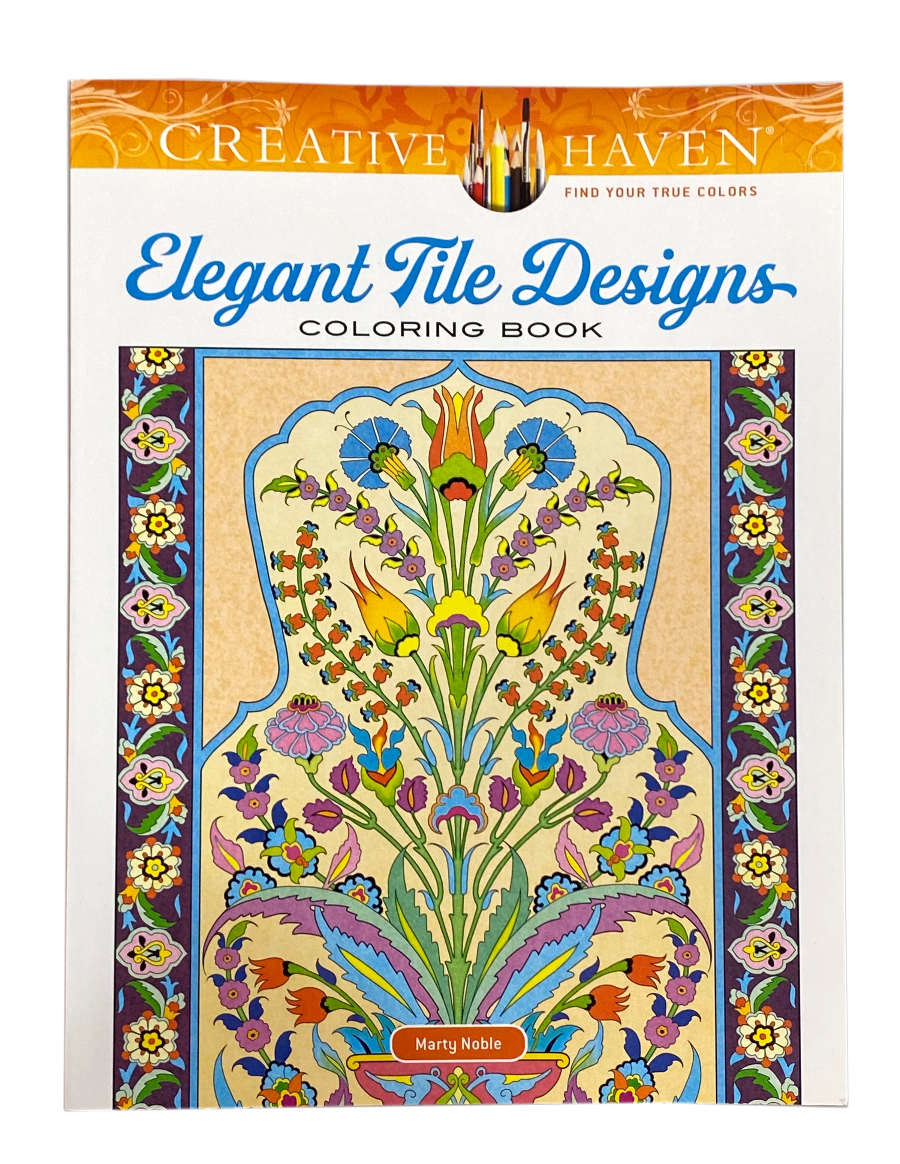 Elegant Tile Designs Creative Haven Coloring Book    