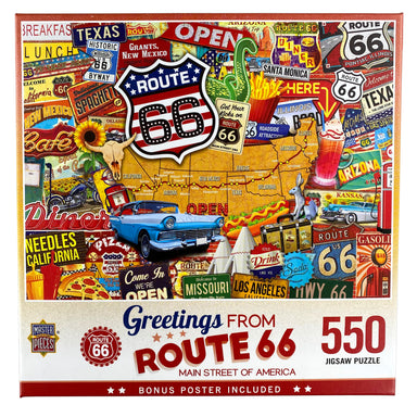 Route 66 Main Street America 500 Piece Puzzle
