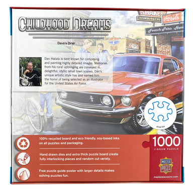 Daves Diner 1000 Piece Childhood Dreams Puzzle    