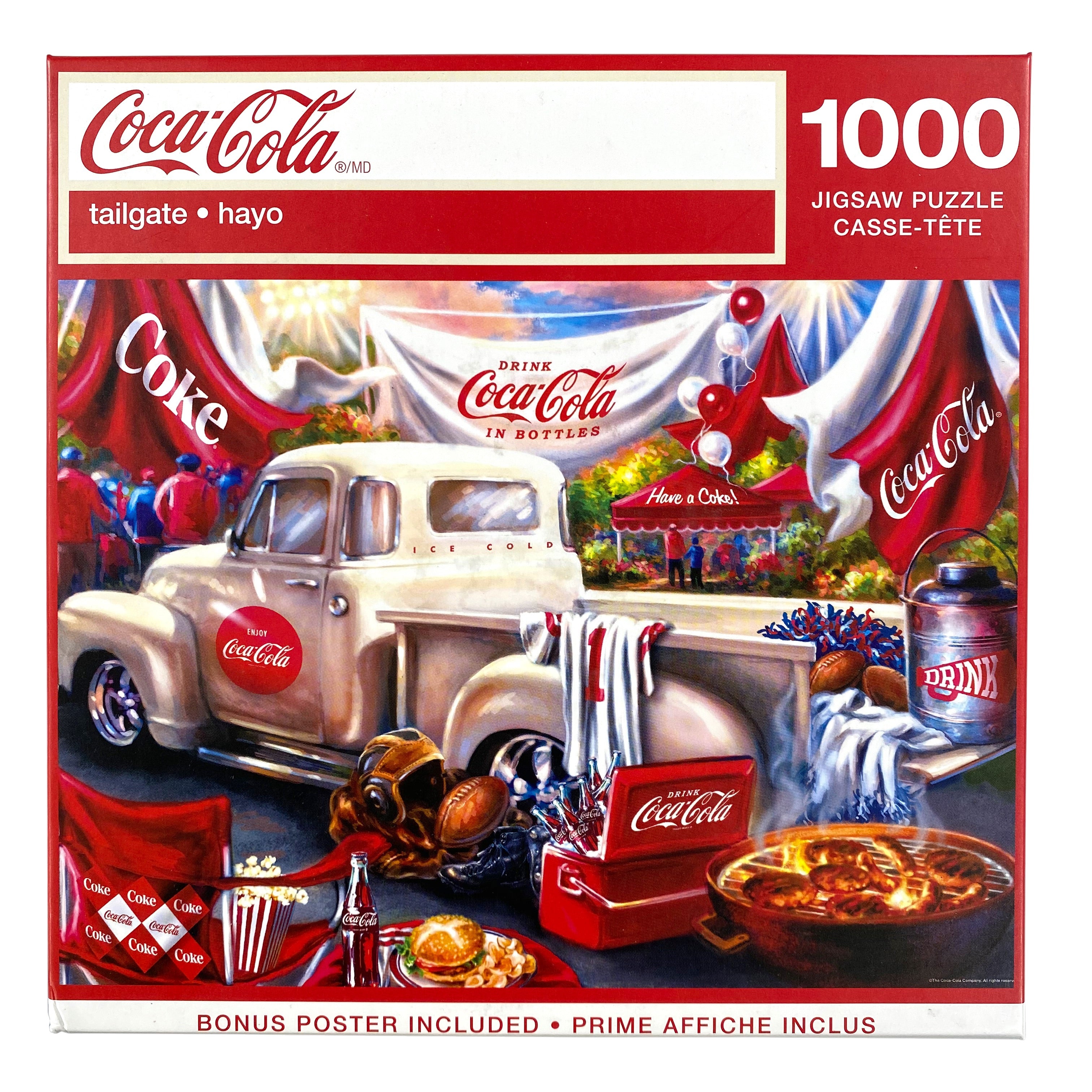 Coca Cola Tailgate 1000 Piece Puzzle