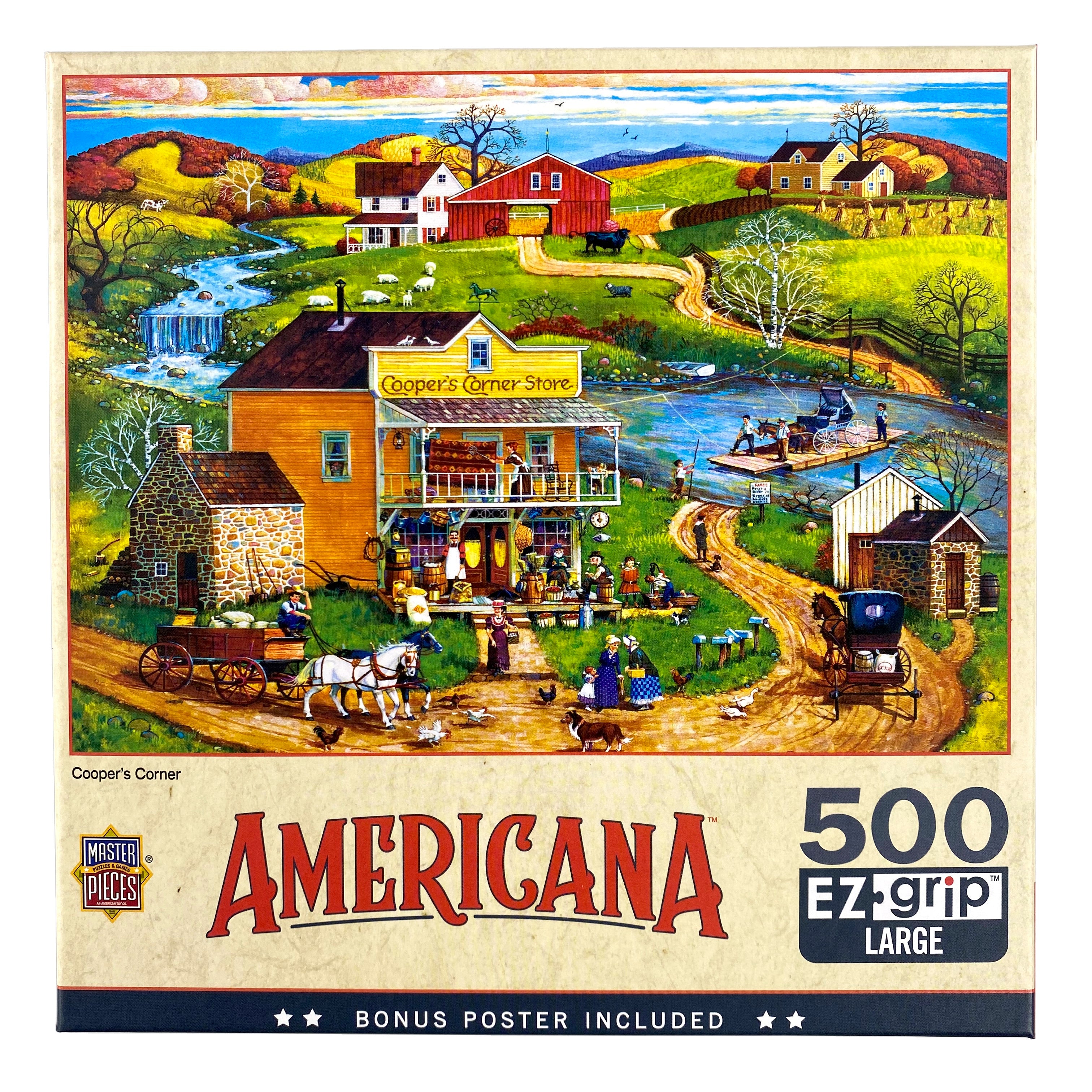 Cooper's Corner 500 Piece Large Format Puzzle    