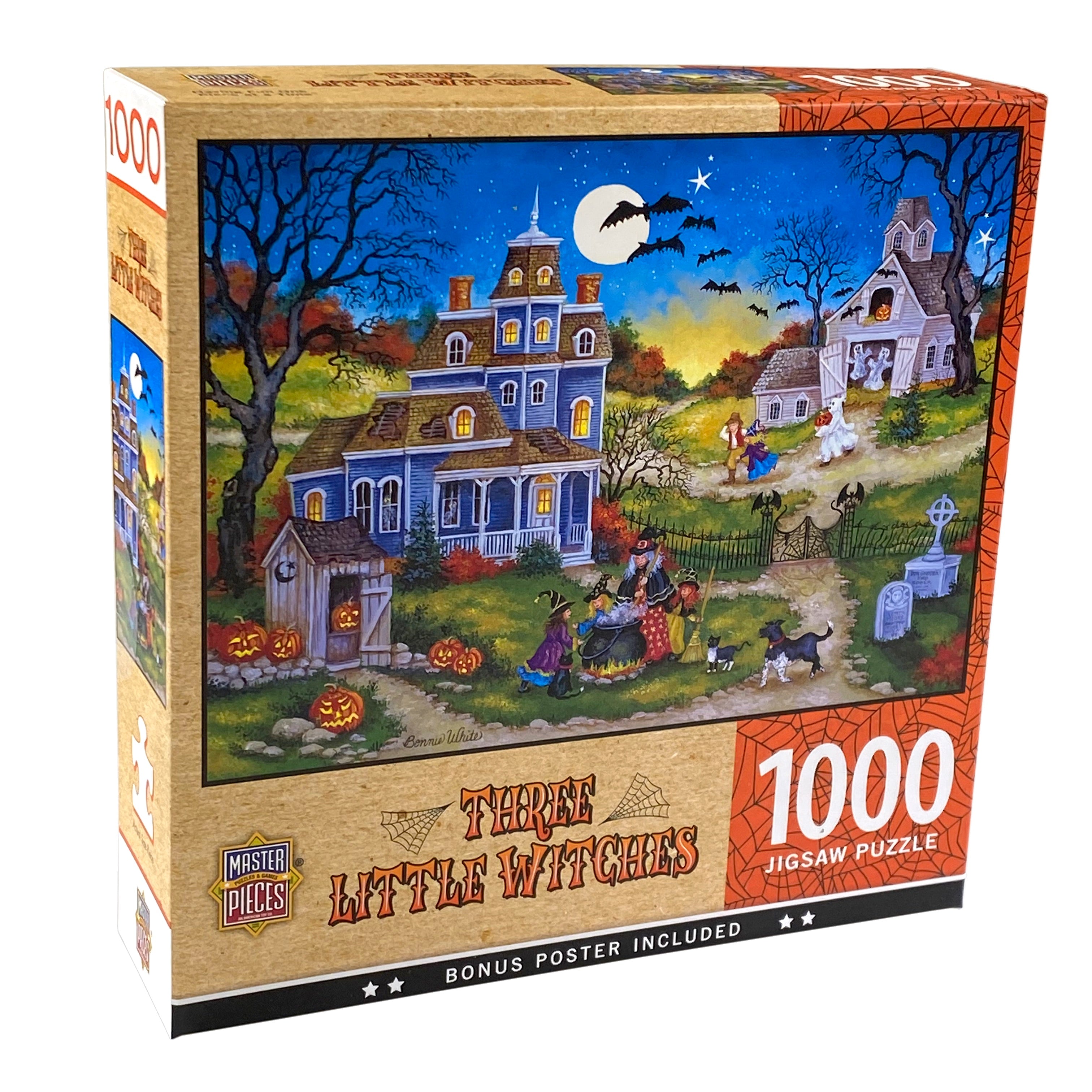 Three Little Witches 1000 Piece Puzzle    