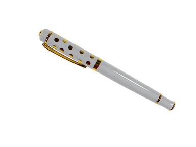 Writing Pen - Gold Dots    