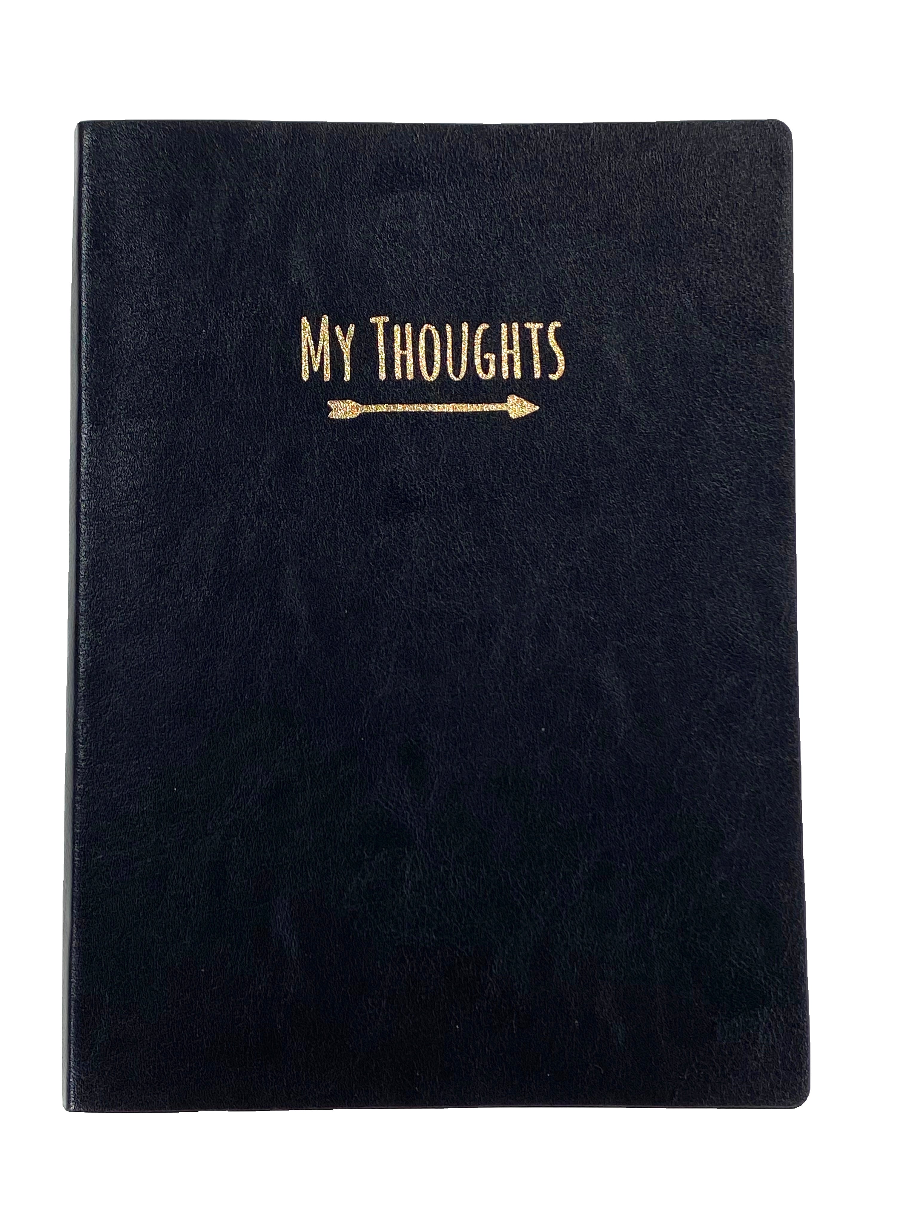 Journal - My Thoughts Black    