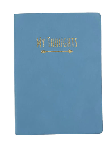 Journal - My Thoughts Blue    