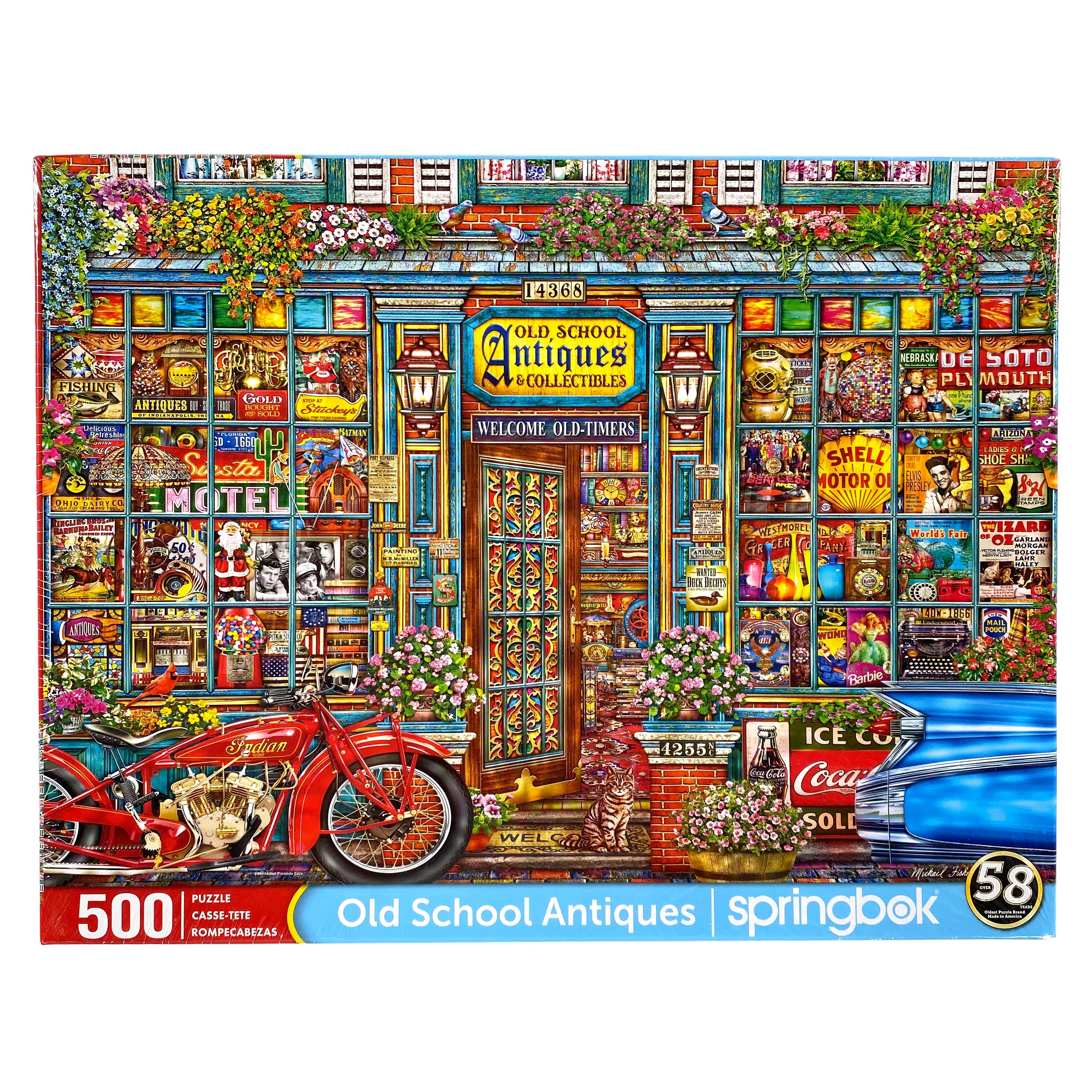 Old School Antiques 500 Piece Puzzle    